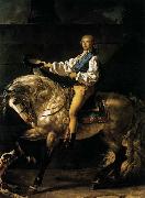 Jacques-Louis  David Count Potocki oil